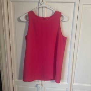 LOFT Bold Pink Sleeveless Top
